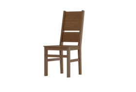 krzesło dębowe z litej deski